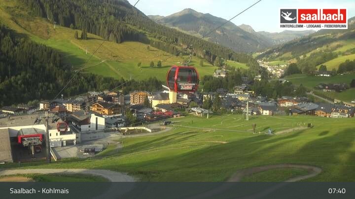 Archiv Foto Webcam Saalbach - Kohlmaisgipfelbahn