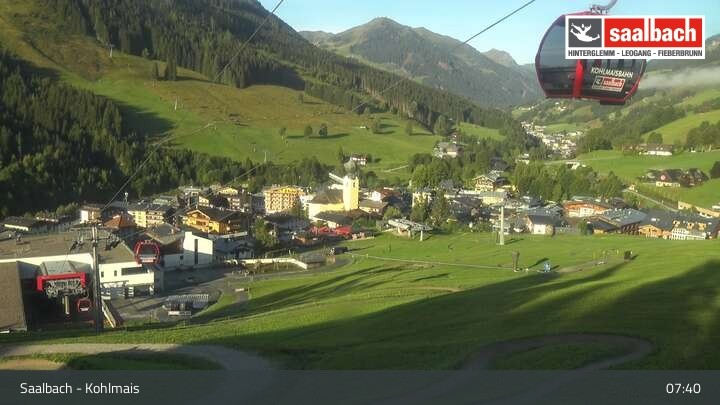 Archiv Foto Webcam Saalbach - Kohlmaisgipfelbahn