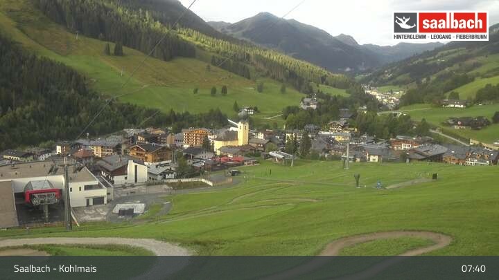 Archiv Foto Webcam Saalbach - Kohlmaisgipfelbahn