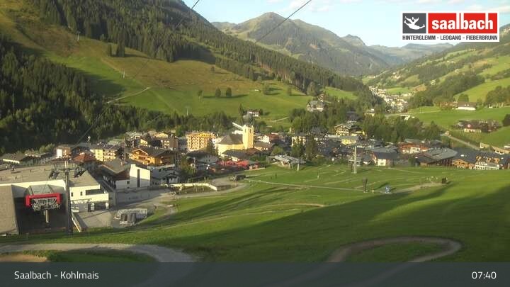 Archiv Foto Webcam Saalbach - Kohlmaisgipfelbahn
