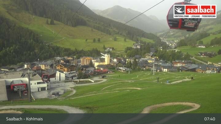 Archiv Foto Webcam Saalbach - Kohlmaisgipfelbahn