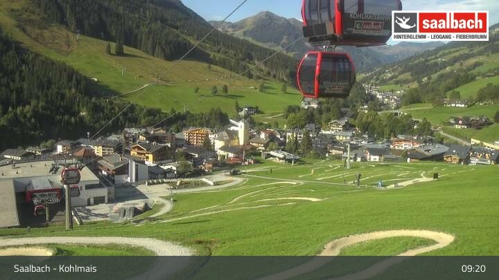 Archiv Foto Webcam Saalbach - Kohlmaisgipfelbahn