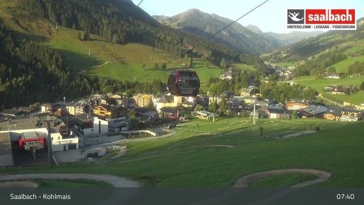 Archived image Webcam View from Kohlmaisgipfelbahn