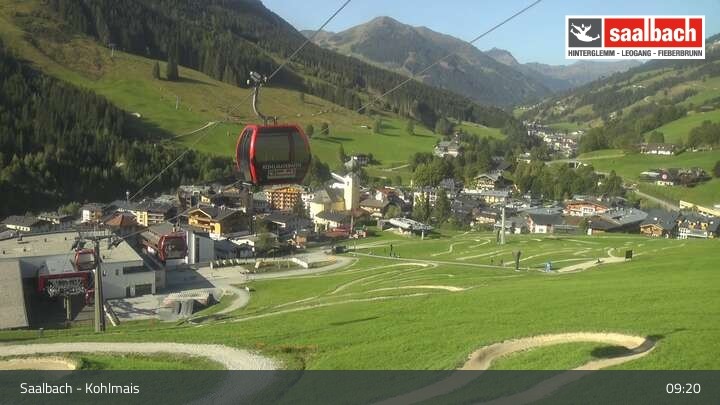 Archived image Webcam View from Kohlmaisgipfelbahn