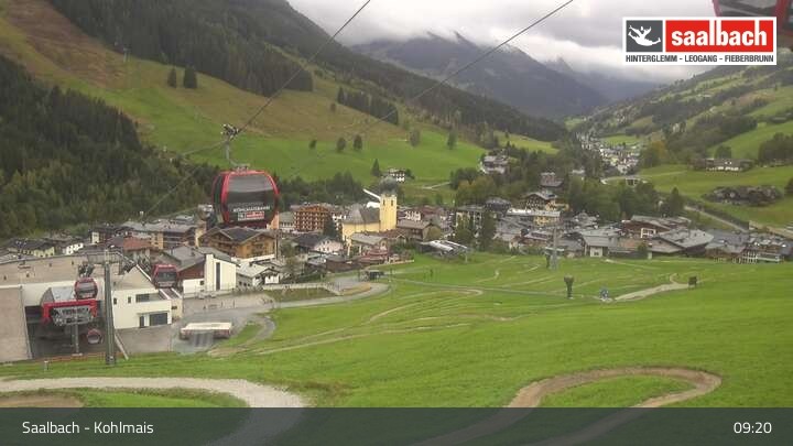 Archiv Foto Webcam Saalbach - Kohlmaisgipfelbahn