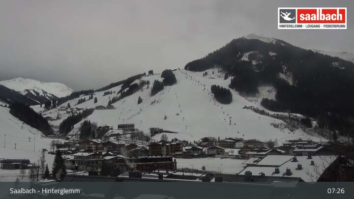 Archiv Foto Webcam Sallbach - Hinterglemm Tal