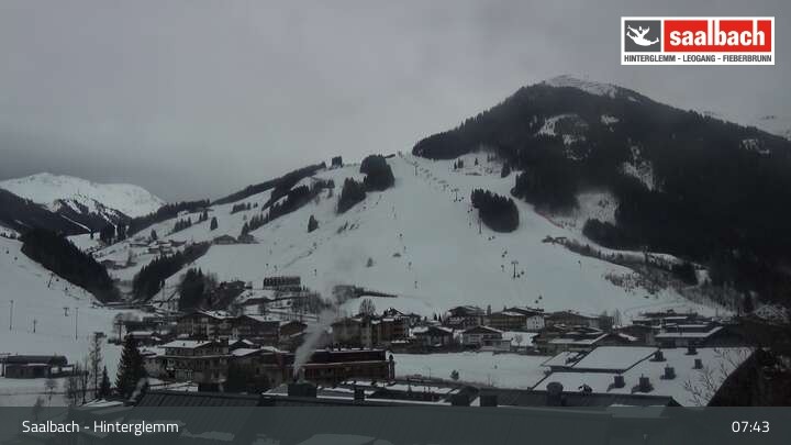 Archiv Foto Webcam Sallbach - Hinterglemm Tal