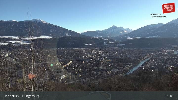Archiv Foto Webcam Innsbruck - Hungerburgbahn