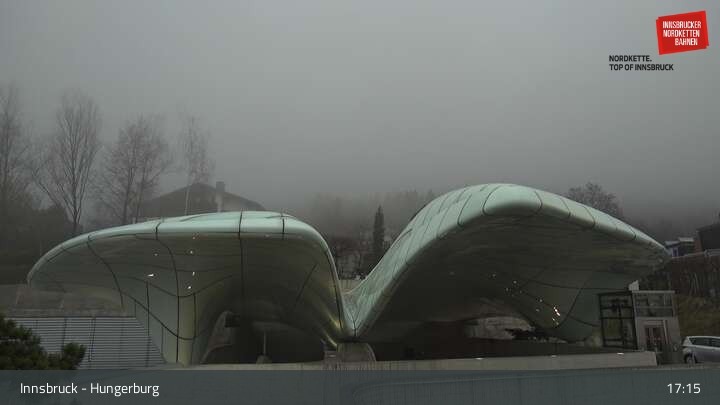Archiv Foto Webcam Innsbruck - Hungerburgbahn