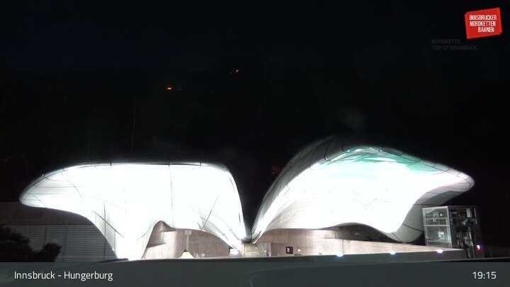 Archiv Foto Webcam Innsbruck - Hungerburgbahn