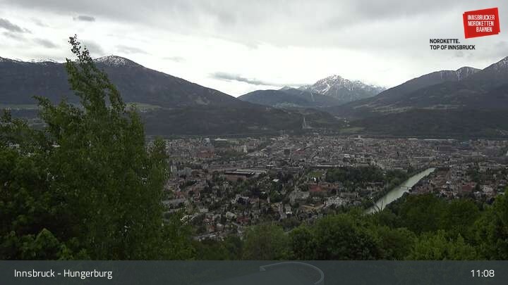 Archiv Foto Webcam Innsbruck - Hungerburgbahn