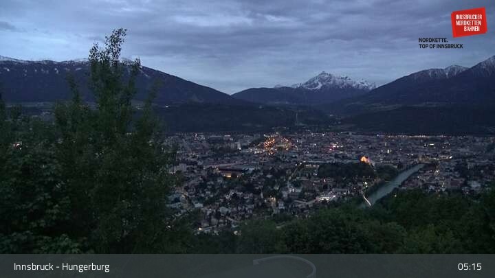Archiv Foto Webcam Innsbruck - Hungerburgbahn