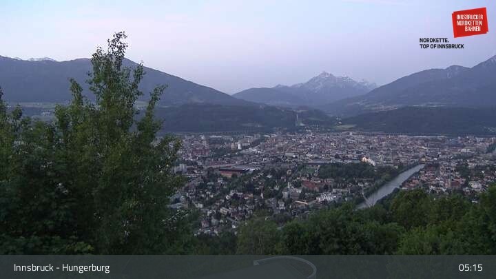 Archiv Foto Webcam Innsbruck - Hungerburgbahn