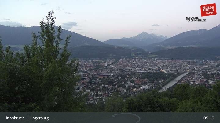 Archiv Foto Webcam Innsbruck - Hungerburgbahn