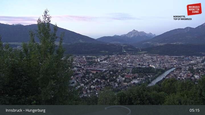 Archiv Foto Webcam Innsbruck - Hungerburgbahn