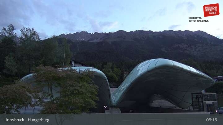 Archived image Webcam Innsbruck - Hungerburg Base Station
