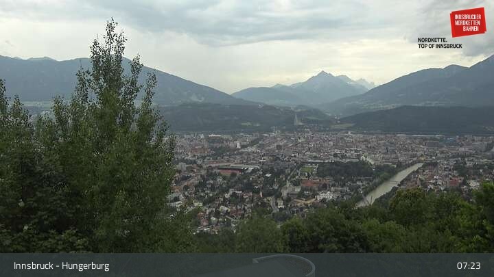 Archiv Foto Webcam Innsbruck - Hungerburgbahn