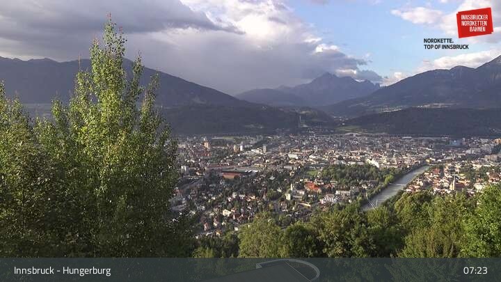 Archiv Foto Webcam Innsbruck - Hungerburgbahn