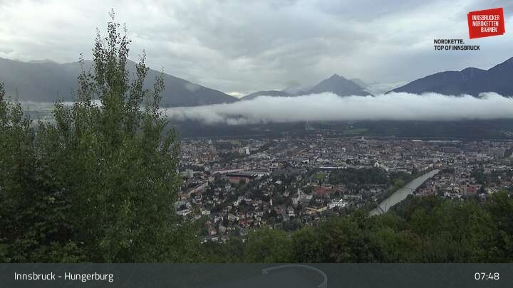 Archived image Webcam Innsbruck - Hungerburg Base Station