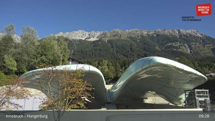 Archived image Webcam Innsbruck - Hungerburg Base Station