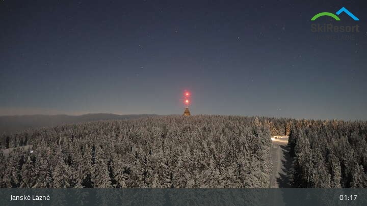 Archived image Webcam Janské Lázně - Černá hora