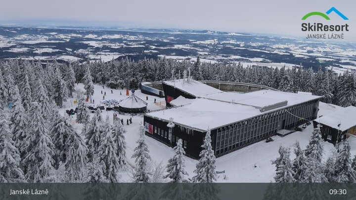 Archived image Webcam Janské Lázně - Černá hora