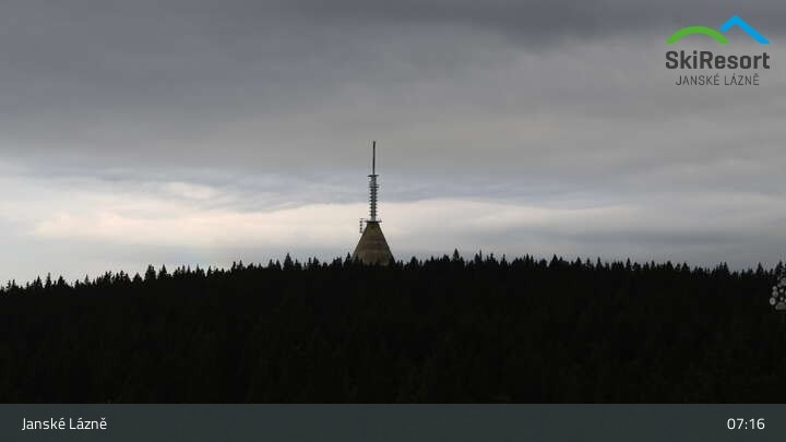Archived image Webcam Janské Lázně - Černá hora