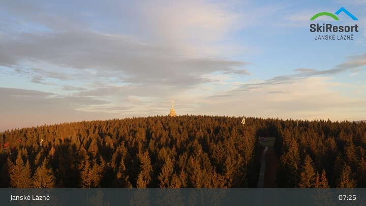Archived image Webcam Janské Lázně - Černá hora