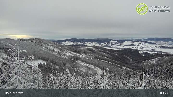 Archiv Foto Webcam Dolní Morava: Sky Bridge und Sky Walk