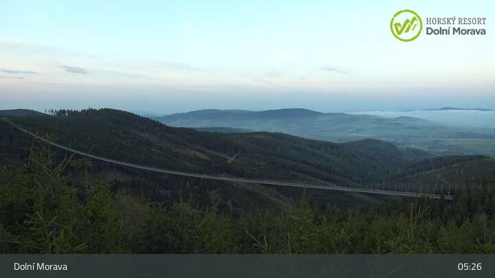 Archiv Foto Webcam Dolní Morava: Sky Bridge und Sky Walk