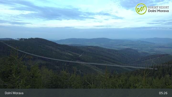 Archiv Foto Webcam Dolní Morava: Sky Bridge und Sky Walk