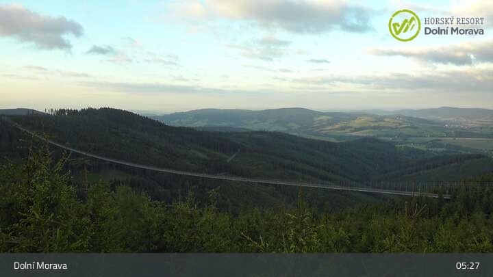 Archiv Foto Webcam Dolní Morava: Sky Bridge und Sky Walk