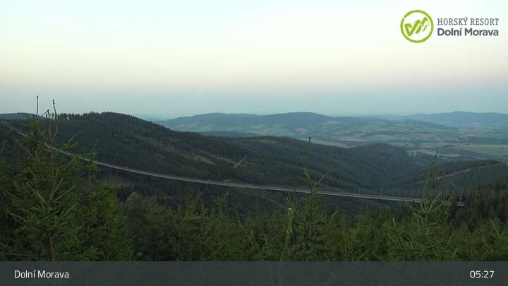 Archiv Foto Webcam Dolní Morava: Sky Bridge und Sky Walk