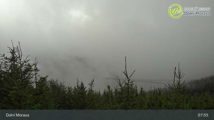 Archived image Webcam Dolní Morava - View Sky Bridge