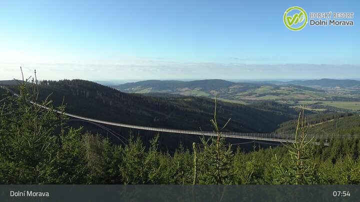 Archiv Foto Webcam Dolní Morava: Sky Bridge und Sky Walk