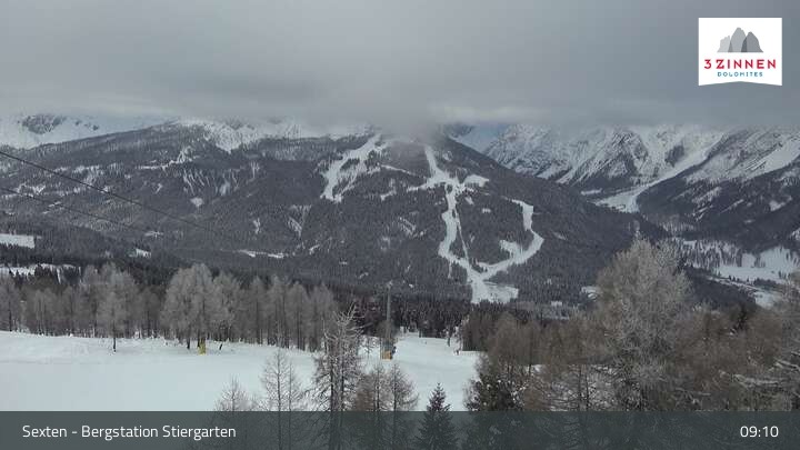 Archiv Foto Webcam Sextner Dolomiten: Stiergarten
