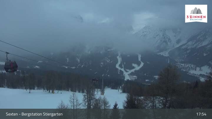 Archived image Webcam Sexten Dolomites: Stiergarten