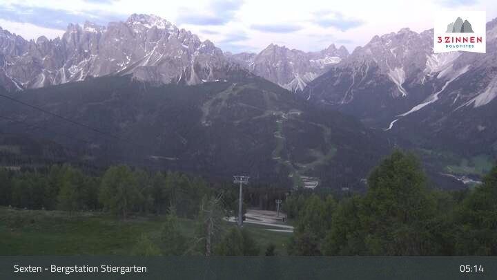 Archiv Foto Webcam Sextner Dolomiten: Stiergarten