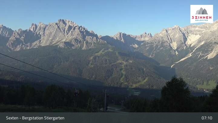 Archived image Webcam Sexten Dolomites: Stiergarten