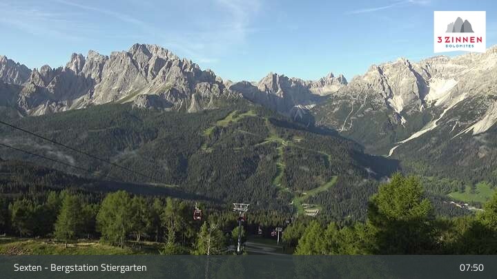 Archiv Foto Webcam Sextner Dolomiten: Stiergarten