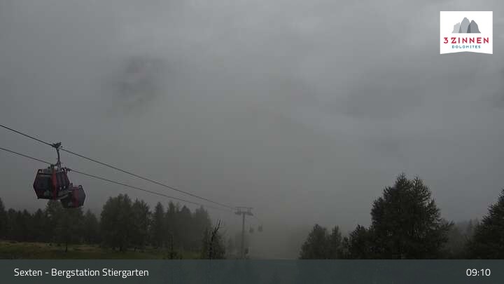 Archived image Webcam Sexten Dolomites: Stiergarten