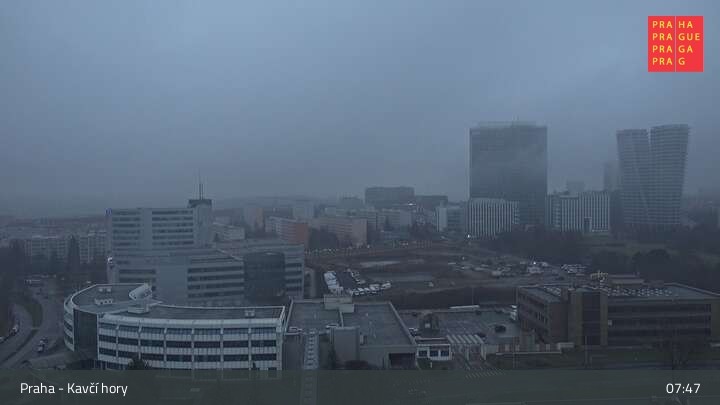 Archiv Foto Webcam in Prag am Kavčí hory