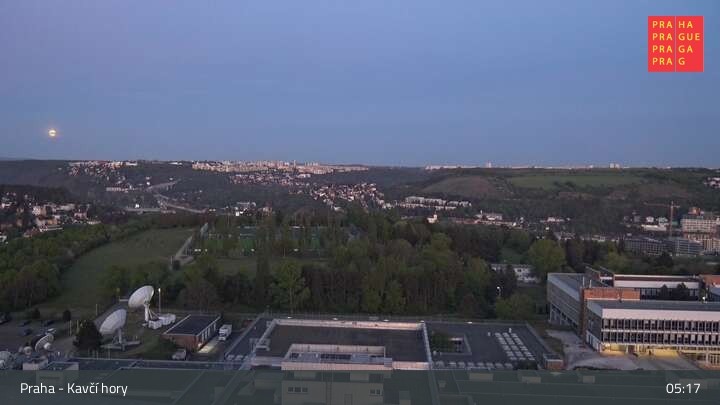 Archiv Foto Webcam in Prag am Kavčí hory