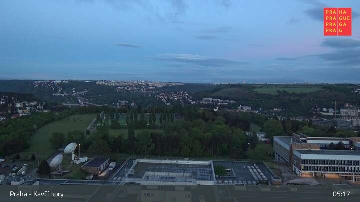 Archived image Webcam Prague - Kavčí hory