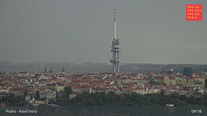 Archiv Foto Webcam in Prag am Kavčí hory
