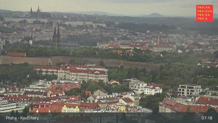 Archiv Foto Webcam in Prag am Kavčí hory