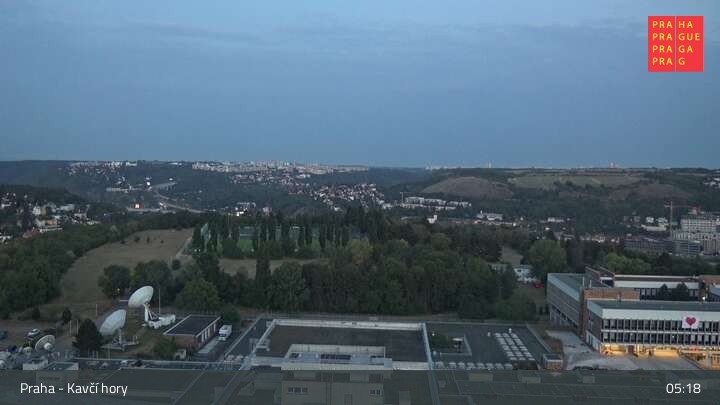 Archiv Foto Webcam in Prag am Kavčí hory