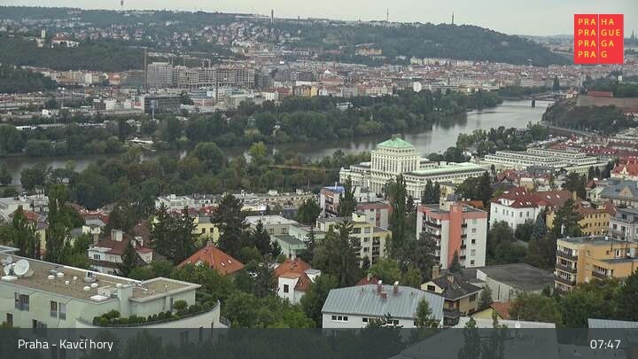 Archiv Foto Webcam in Prag am Kavčí hory
