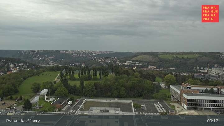 Archiv Foto Webcam in Prag am Kavčí hory