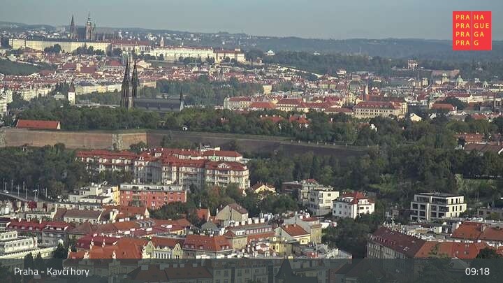 Archiv Foto Webcam in Prag am Kavčí hory